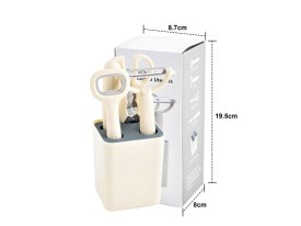 Kit 4 utensilios con organizador 